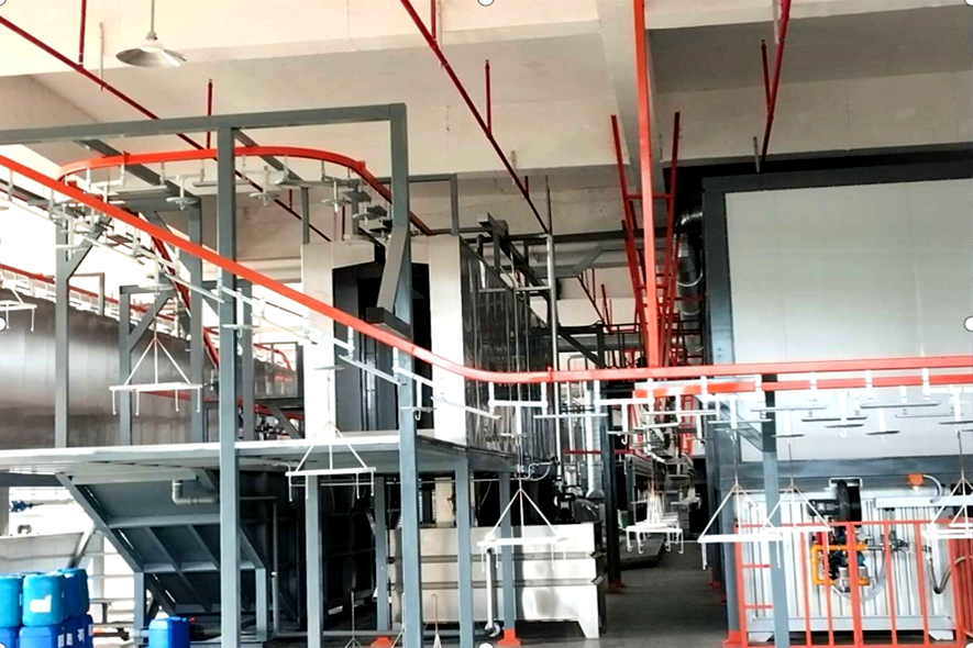 全自動(dòng)粉體金屬噴涂